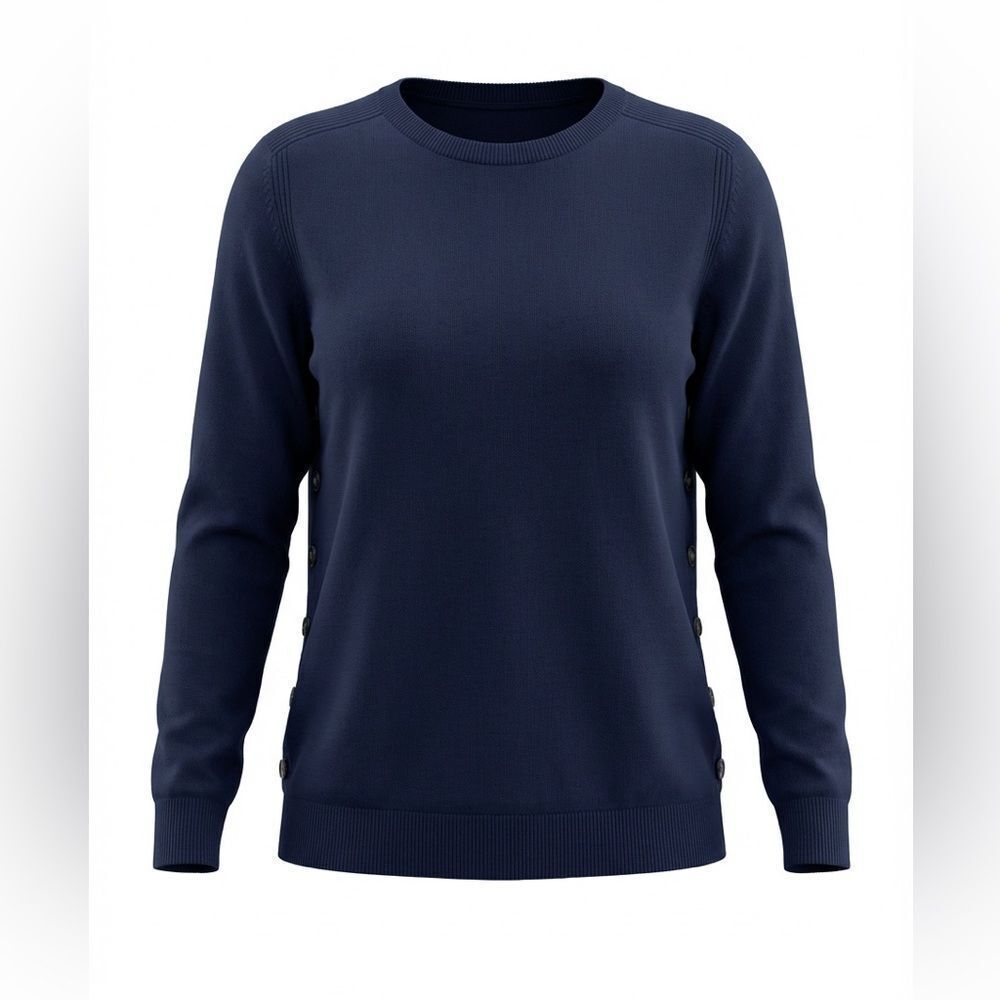 J JILL WOMENS SWEATER BLUE SIZE M